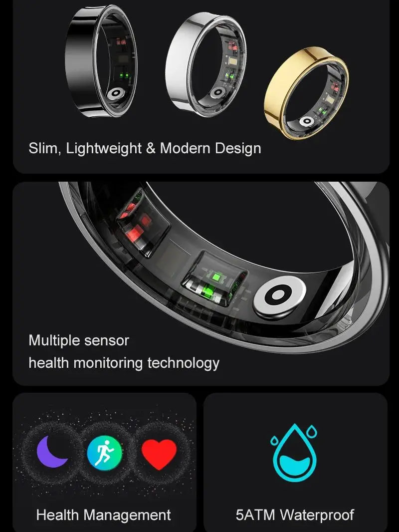 Bague connectée Smart Fitness-Uniora