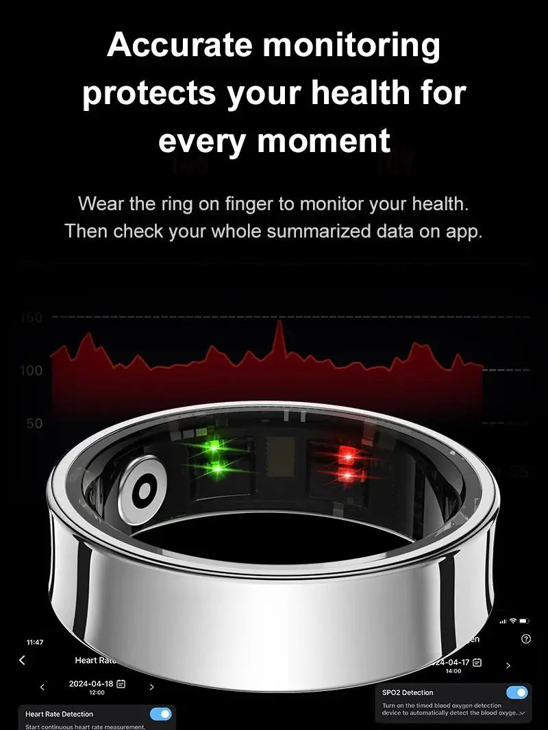 Bague connectée Smart Fitness-Uniora